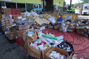 Bisonó encabeza incineración de más 6.4 millones de mercancías ilegales