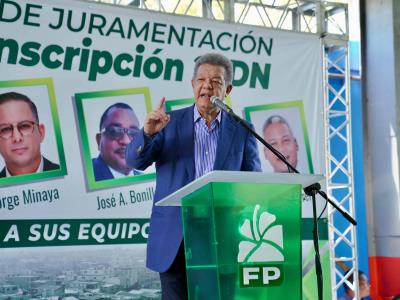 Leonel reitera reto a Abinader: Hagamos un recorrido por todo el país