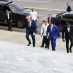 Canciller ruso llega al Palacio Nacional para reunirse con Abinader