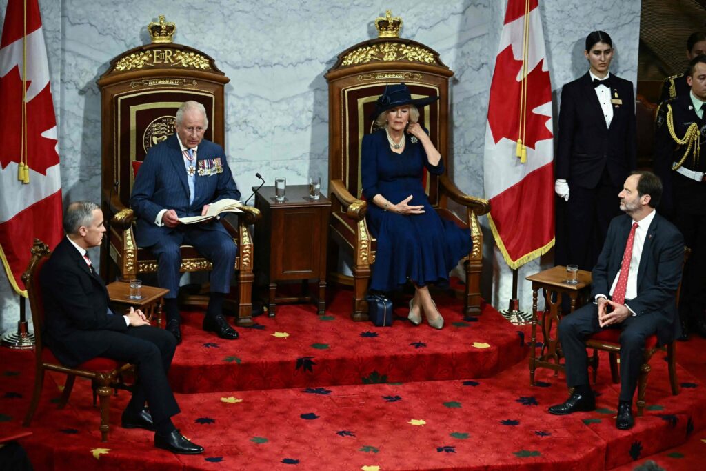 El rey Carlos III insta a Canadá a permanecer "fuerte y libre" ante las presiones de Trump