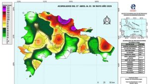 Informa provincia Espaillat registra cifras históricas en lluvias