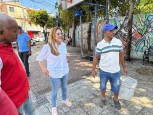Alcaldía del DN supervisa los trabajos para mitigar vaguada