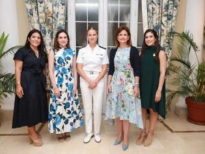 Encuentro entre Princesa Leonor de Borbón y Raquel Peña