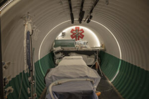 Hospitales enterrados bajo la guerra de Ucrania