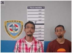 Policía  apresa dos hombres por robo de materiales de construcción
