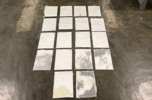 DNCD incauta 18 láminas de cocaina camufladas en cuadros de cartón