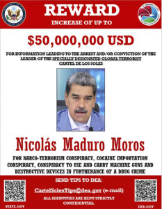 Maduro, el más buscado por EEUU: "Uno de los narcos más grandes del mundo"