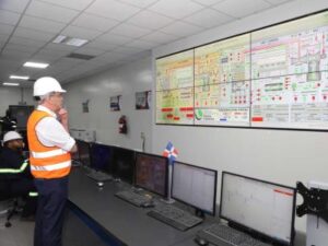 Visita de Luis Abinader a Punta Catalina por reparación de caldera